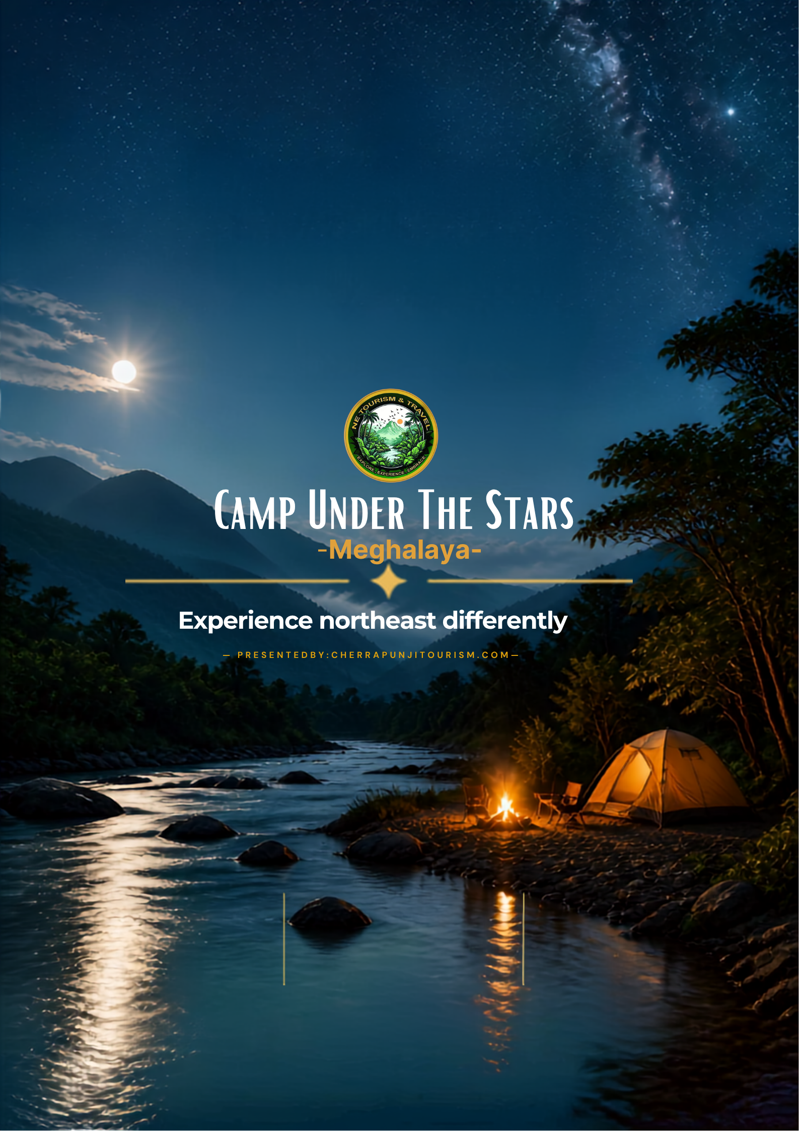 Camp Under the Stars| Meghalaya - Presented by Cherrapunjitourism.com