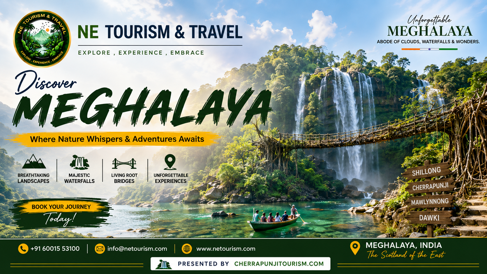 Meghalaya Explorer | Presented by Cherrapunjitourism.com